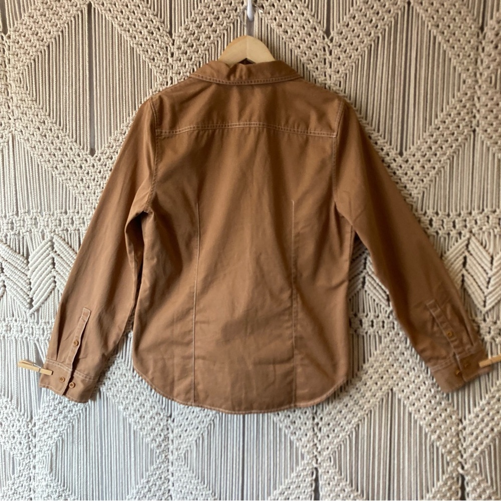 NWT Madewell Darted Button-Up Shirt in (Re)generative Chino - Picture 8 of 10